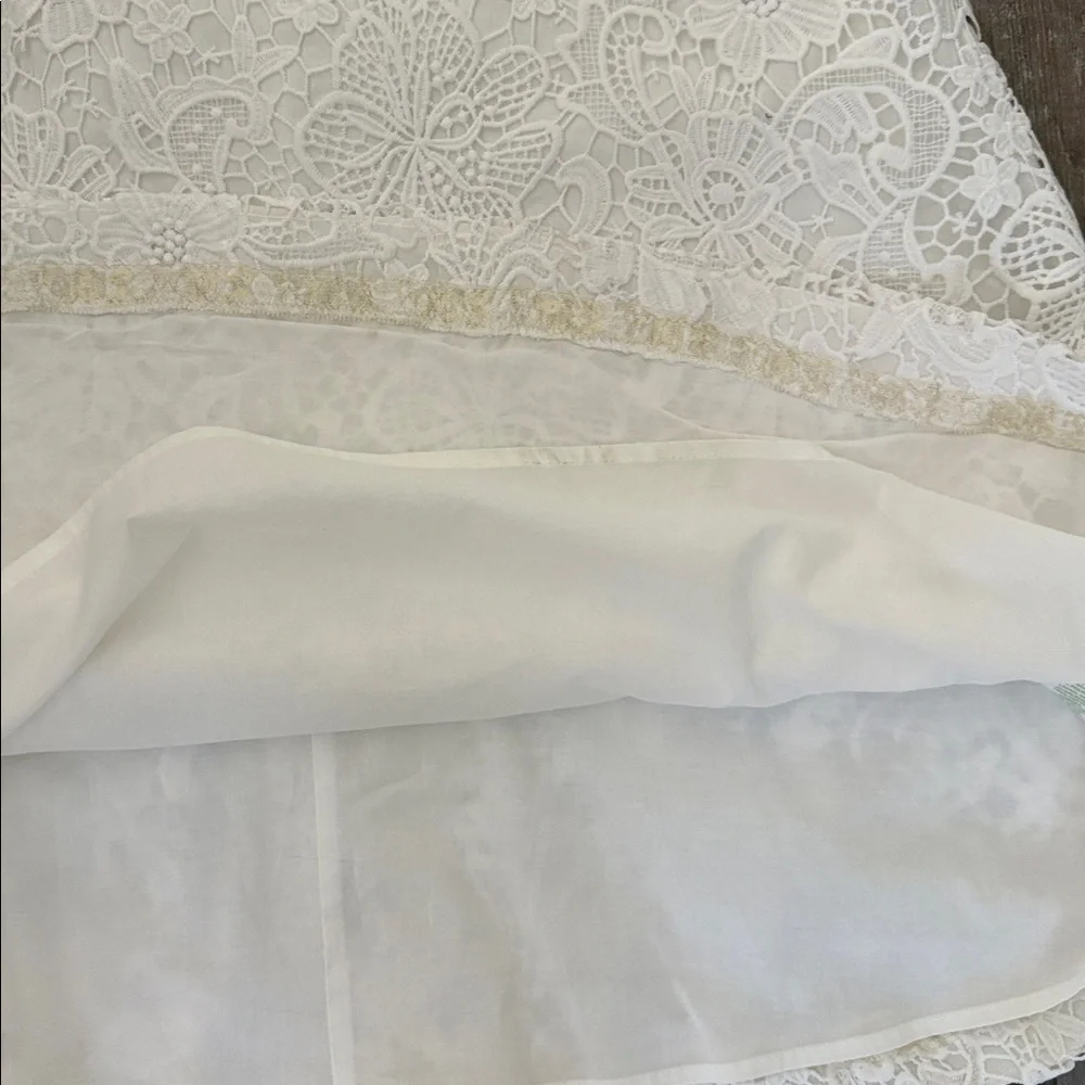 LILLY PULITZER Sienna white lace strapless dress - Picture 6 of 8
